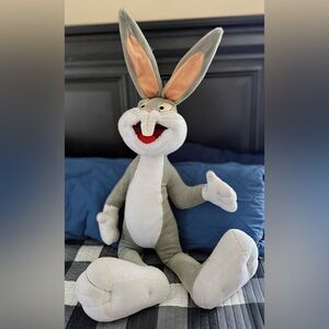 RARE Vintage Jumbo Bugs Bunny 47” plush - Looney Tunes 1995